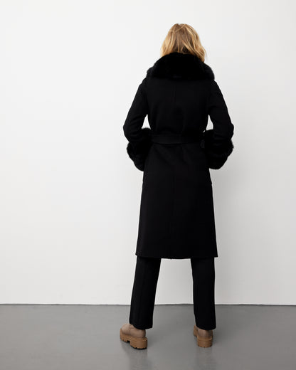 CASHMERE COAT // BLACK